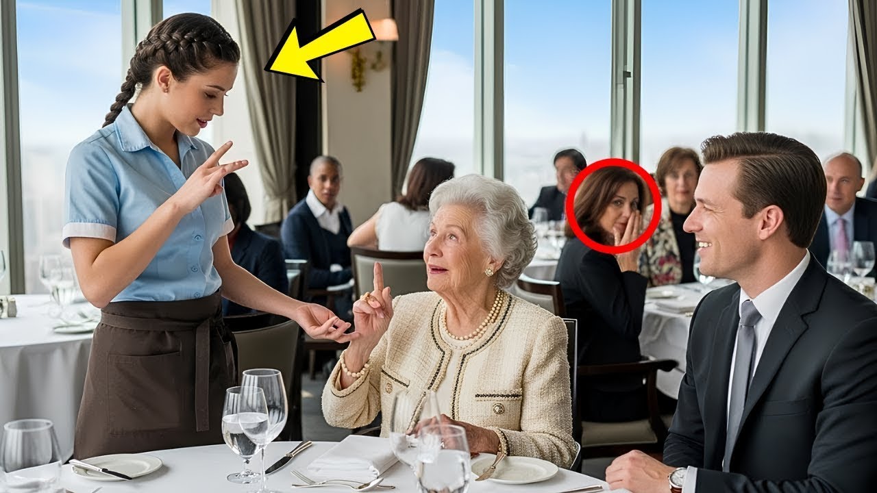 Arme Kellnerin begrüßt die gehörlose Mutter eines Milliardärs – ihre Gebärdensprache erstaunt alle