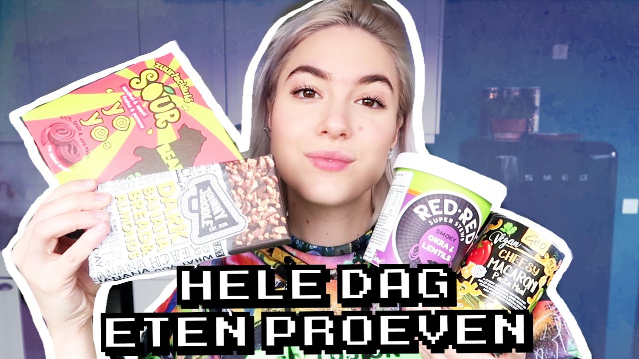 een hele dag lang nieuw eten PROEVEN! 🍭 | PROEFWERK