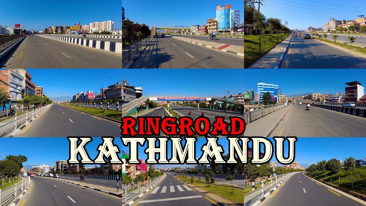 4K 🇳🇵 Kathmandu Ring Road (Chakra Path) Ride in 8 Lane Road in Nepal - Koteshwor to Kalanki 2023