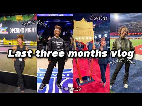 Symone with the Sports VLOG - Unrivaled Philly , Super Bowl week, Senior Bowl, ACC tournament