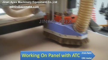 Auto feeding cnc router machine with Carousel ATC operation and working video
