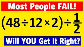 It Seems Easy at First, But It Tricks Almost Everyone — Can YOU Get the Correct Answer? 😵