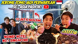 JEROME TOMO JADI PERWAKILAN INDONESIA DI YOUTUBE ASIA PASIFIK! NGINEP DI HOTEL NO.1 SINGAPORE!