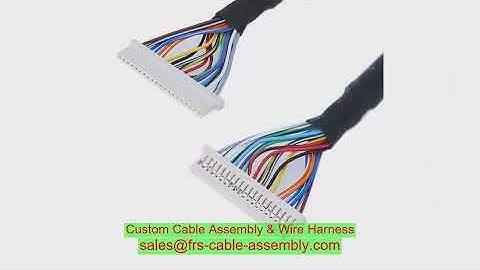 bespoke wiring harness UAV Drone IP67 MIPI CSI DSI KEL to JST IP68 PTFE jacket overbraid shield minu