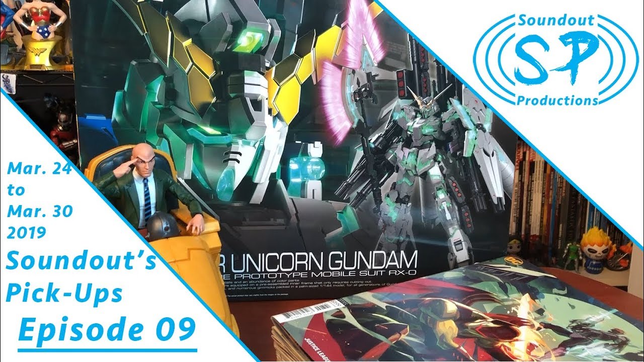 Soundout's Pick-Ups Episode 09 - Marvel Legends, Real Grade Gundam UC, Comics and Cards!
