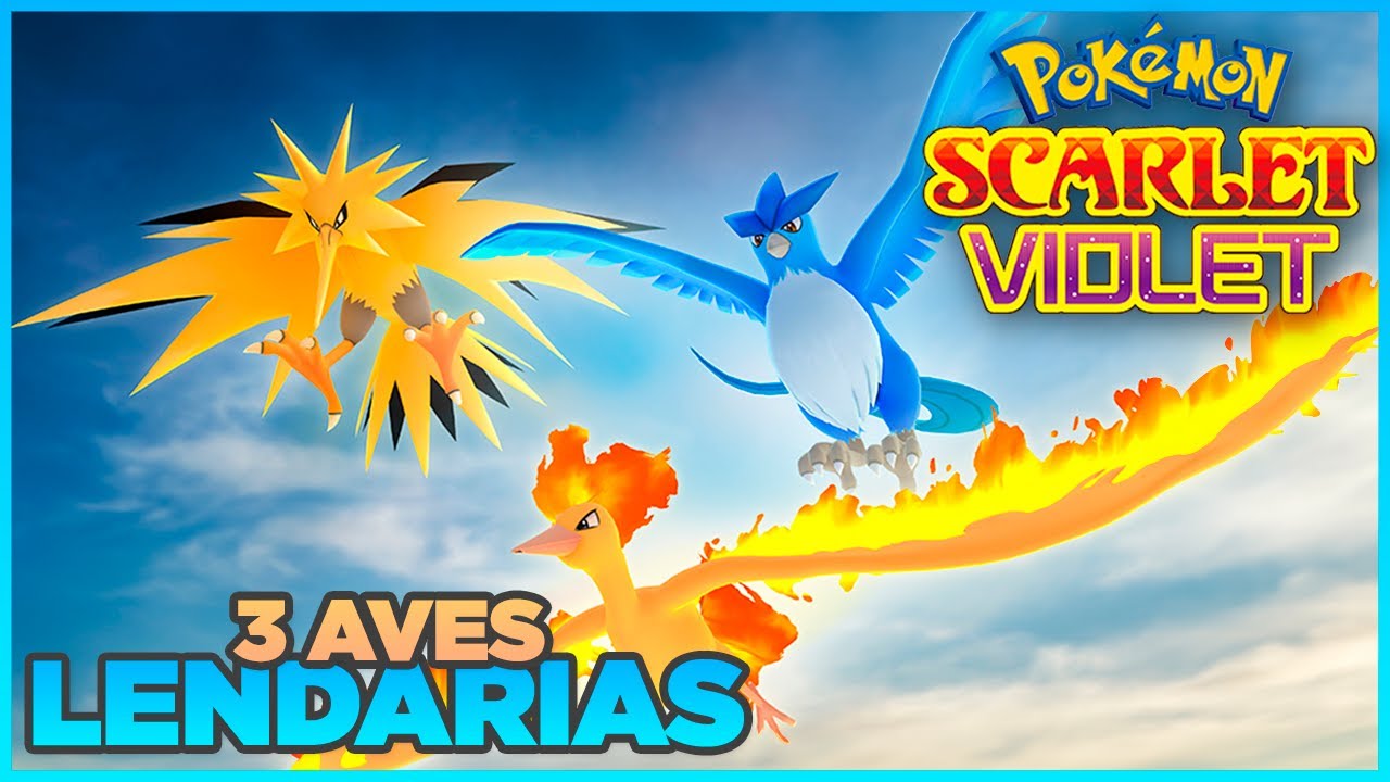 CAPTURANDO AS 3 AVES LENDÁRIAS EM PALDEA | Pokémon Scarlet The