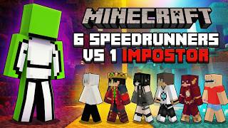 Minecraft 6 Speedrunners VS 1 Impostor... REMATCH