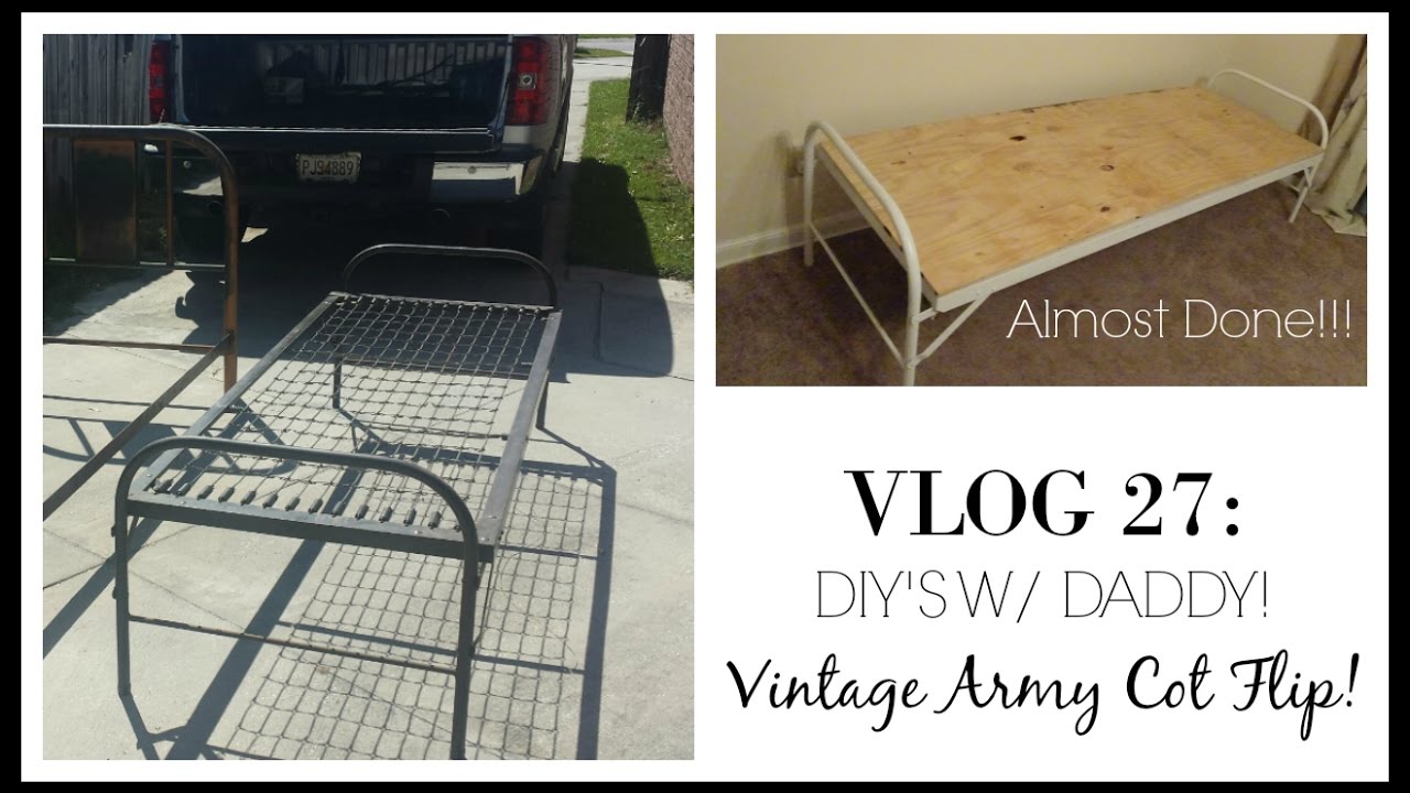 diy army cot