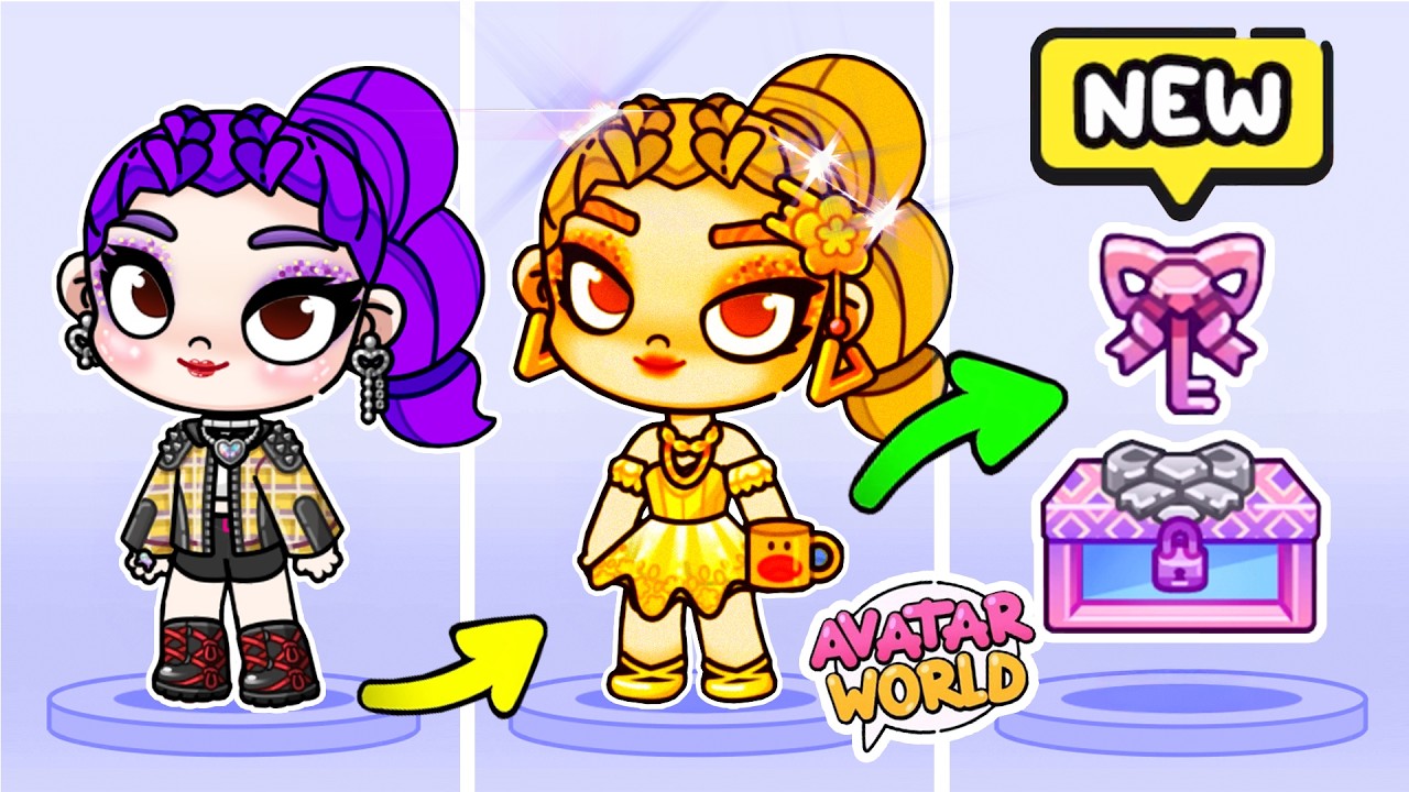 ¡NUEVO! 😱 ROSA 💖 y ORO 💛 – DESBLOQUEA la COLECCIÓN SECRETA en Avatar World