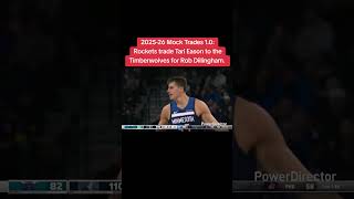 Mock Trade: Rockets Trade Tari Eason To The Timberwolves For Rob Dillingham