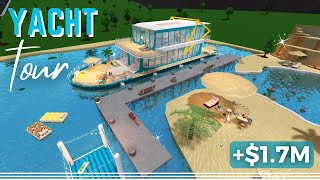 Building hack: Yacht in #Bloxburg 🚢