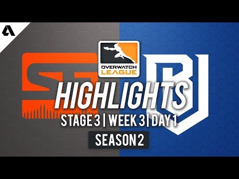 San Francisco Shock vs. Boston Uprising | Overwatch League S2 Highlights - Stage 3 Week 3 Day 1