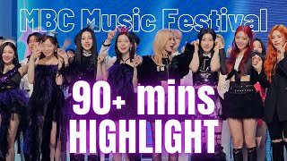 MBC Music Festival - 90 mins HIGHLIGHT: ITZY, IVE, aespa, (G)I-DLE and more (2023/12/31) [4K]