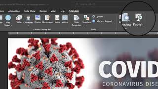 How to publish in SCORM