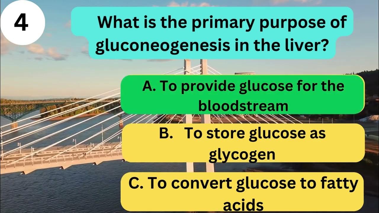 GLUCONEOGENESIS QUIZ PART 8 YouTube