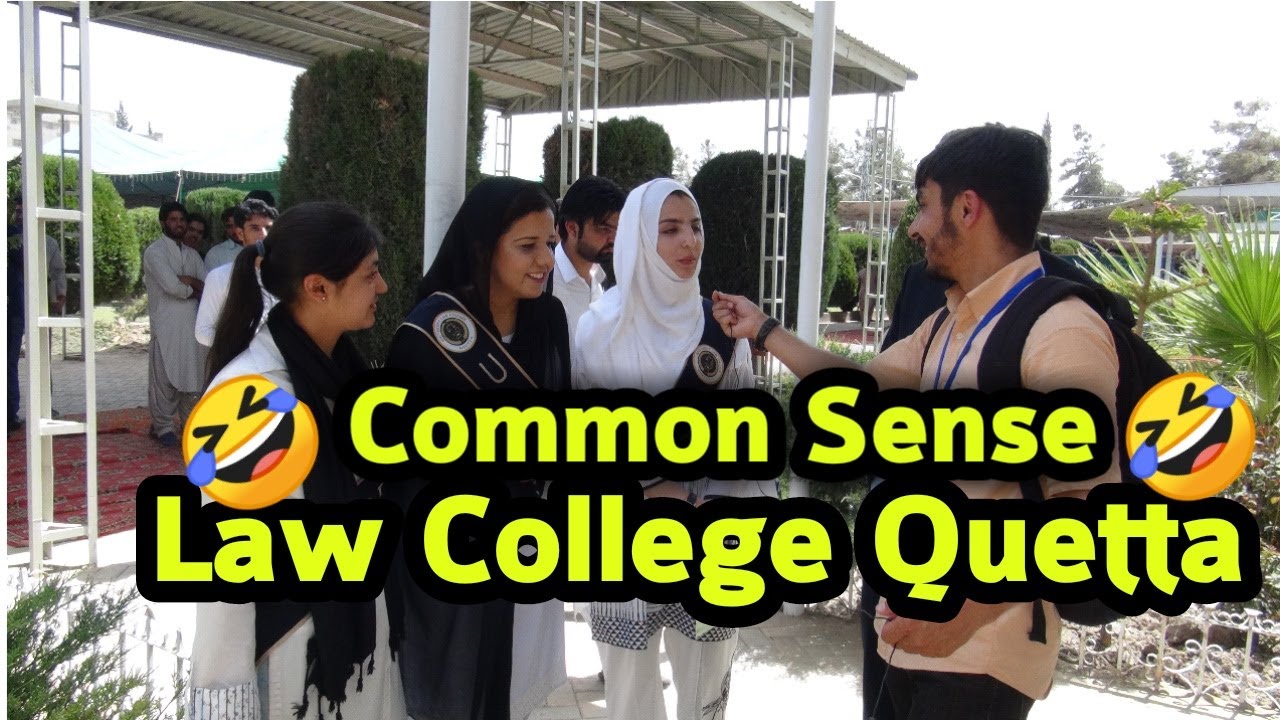 Common Sense Of Students/ Law University Quetta/ Walkie Talkies YouTube