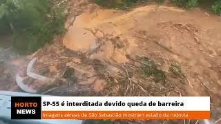 Tragédia no Litoral Norte de SP: Rodovia é interditada devido queda de barreira