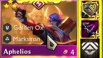 10 Exotech 6 Golden Ox Aphelios ⭐⭐⭐ 3 Star Goes Max Synergy! | TFT SET 14 Choncc
