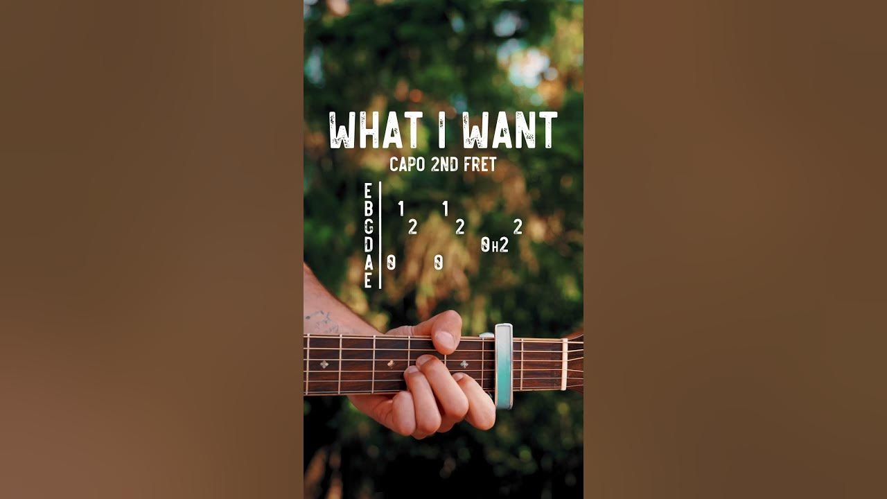 What I Want Morgan Wallen Tate McRae Guitar Tutorial // What I Want Guitar Lesson