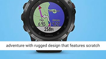 Garmin fenix 5X Plus, Ultimate Multisport GPS Smartwatch, Features Color Topo Maps and Pulse Ox