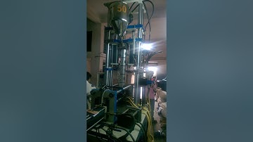 PP PVC Ball Valve Making in Vertical Injection Molding Machine by Fero Engineering Rajkot