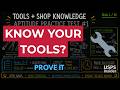 Tools + Shop Knowledge Aptitude Practice Test #1