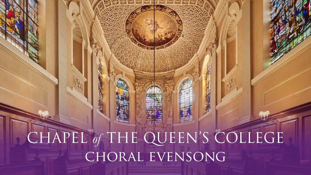 Choral Evensong Live from Queen's on Friday 30 January 2026