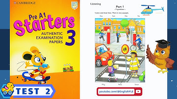 [ Starters 3 - TEST 2 ] Authentic Examination Papers For Starters | Listening Test 2 (Có đáp án)