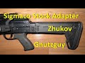 Installation of sigmaco stock adapter  magpul zhukov for type 81 fixed  lmg t81 