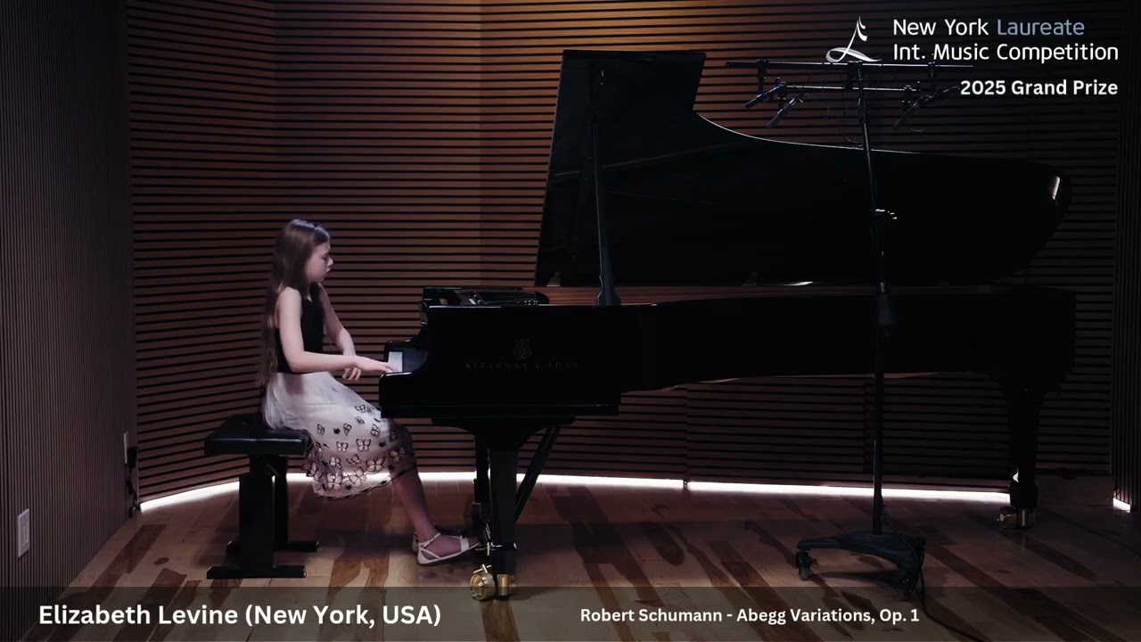 2025 NY Laureate International Music Competition Grand Prize Winner, Elizabeth Levine