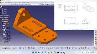 Famous CATIA EXERCISE-3 | BEGINNER TUTORIAL Profile