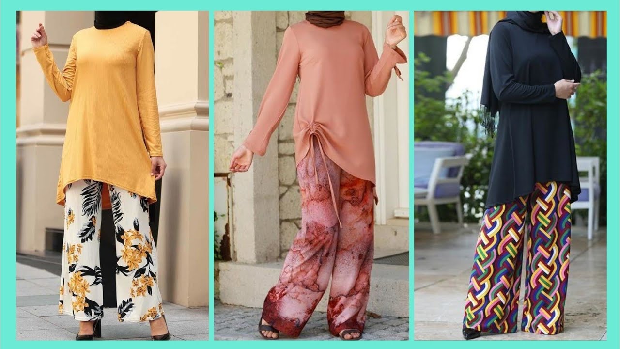 Details 170+ plain kurti with printed pants latest