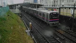 【大雪】京成本線　3000形　3024編成　勝田台発車