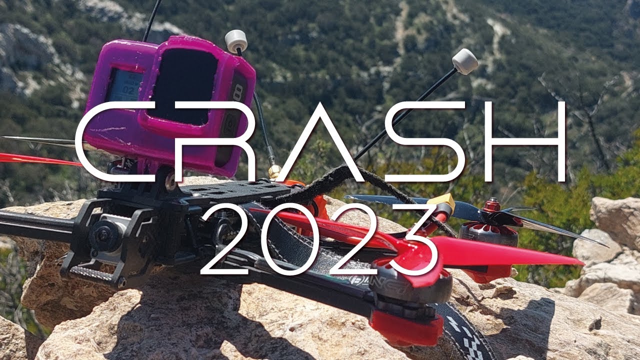 FPV Drone Crash compilation 2023 | 2nd Year of learning how to fly FPV ...
