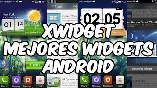 Personaliza tu Android con los MEJORES Widgets (XWidget) GRATIS