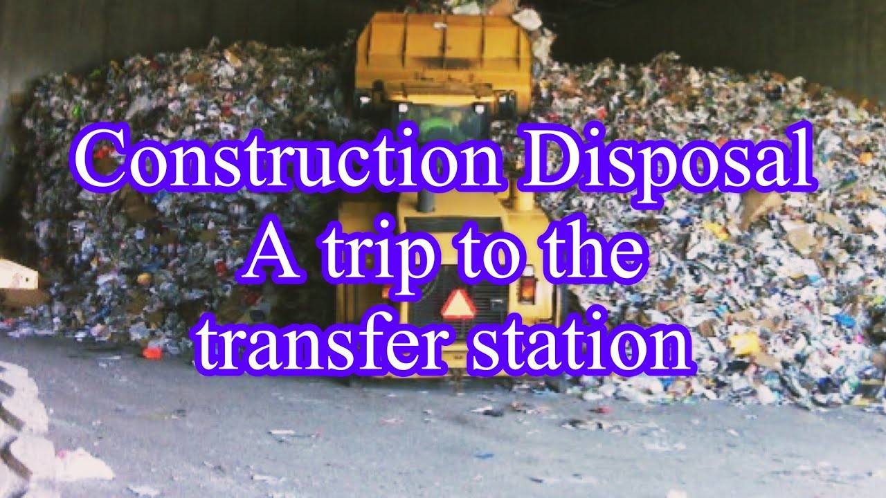 Hauling Demo to the transfer station
Construction waste