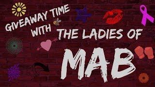 Giveaway Time with the Ladies of MAB ~ 🎁💋🎁Zelma N Lyssah 🎁💋🎁 ***CLOSED***