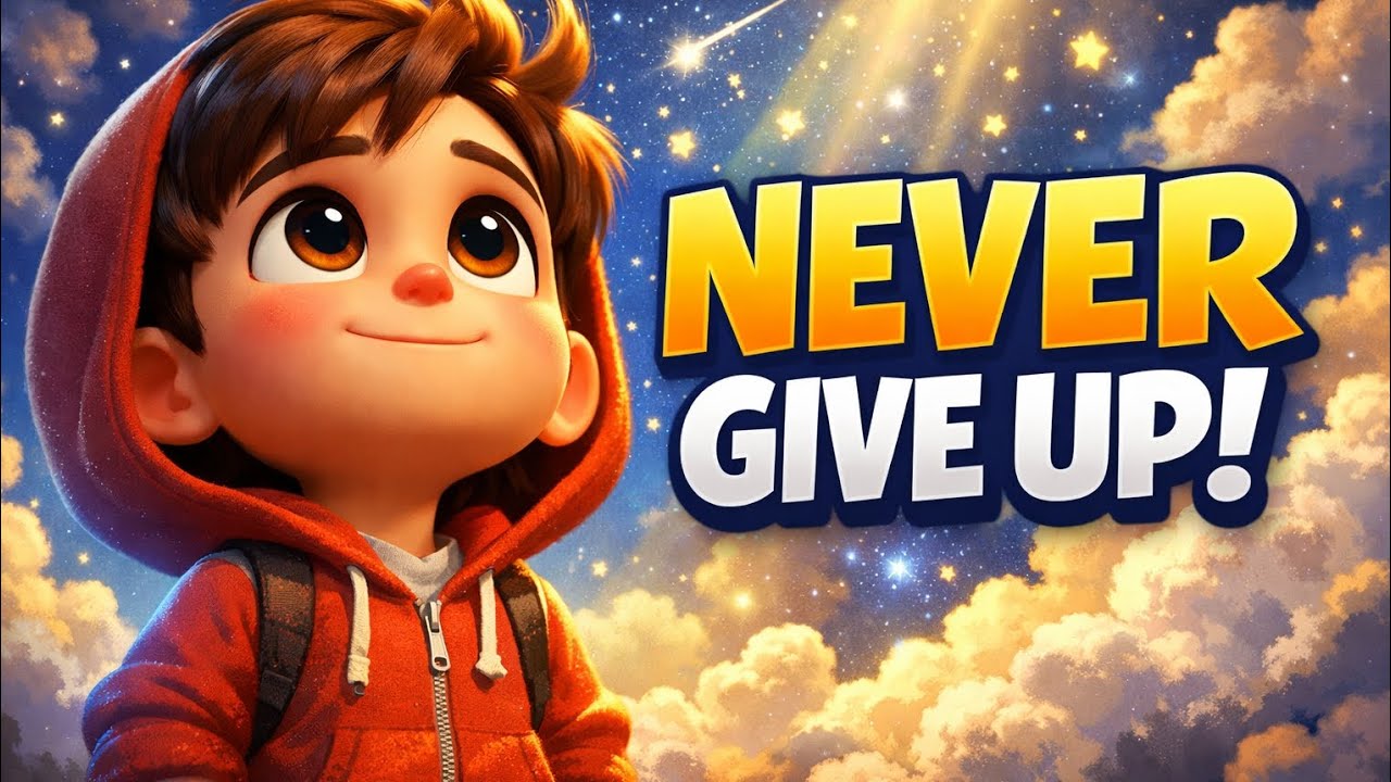 Never Give Up – A Powerful Motivational Cartoon Story