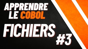 APPRENDRE LE COBOL - LES FICHIERS #3 Ouverture & Lecture dans un fichier séquentiel