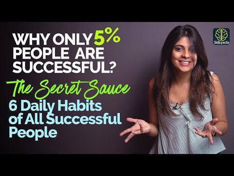 Why only 5% people are successful? 6 Daily Habits of All Successful People - Motivation