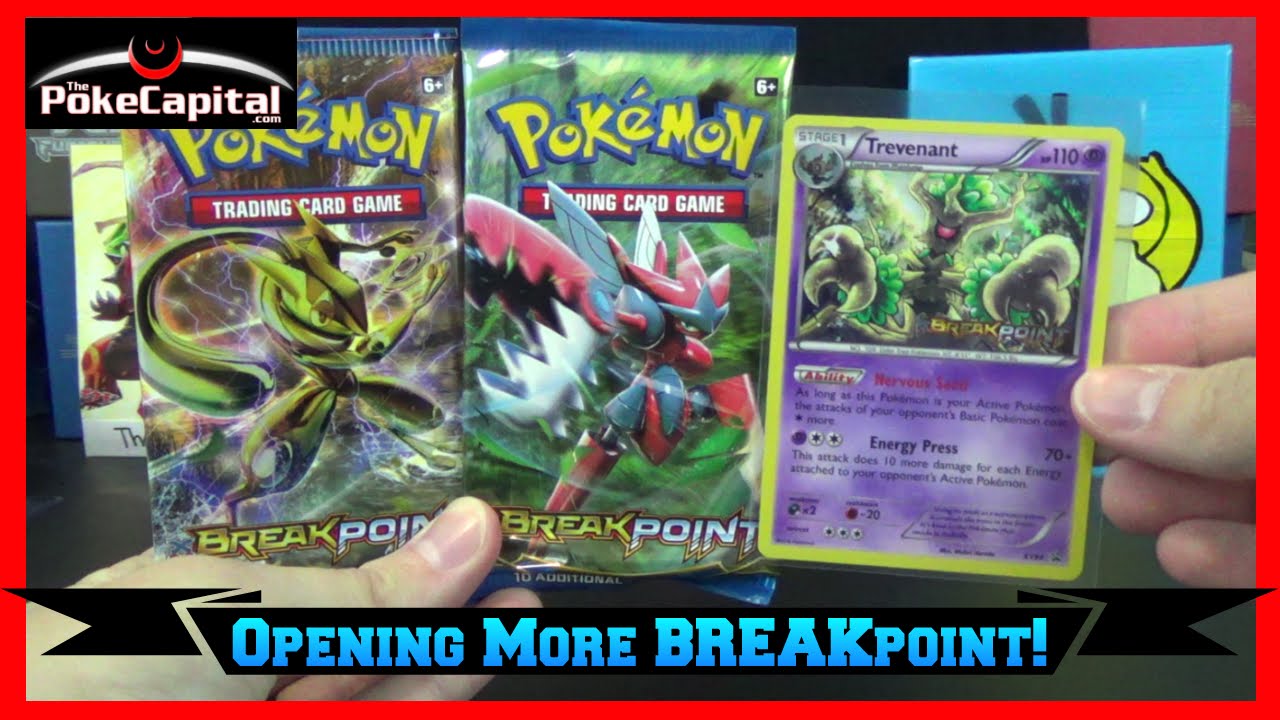 Pokemon Cards XY BREAKpoint Prerelease Prize 2 Booster Pack Opening + Promo Card - YouTube