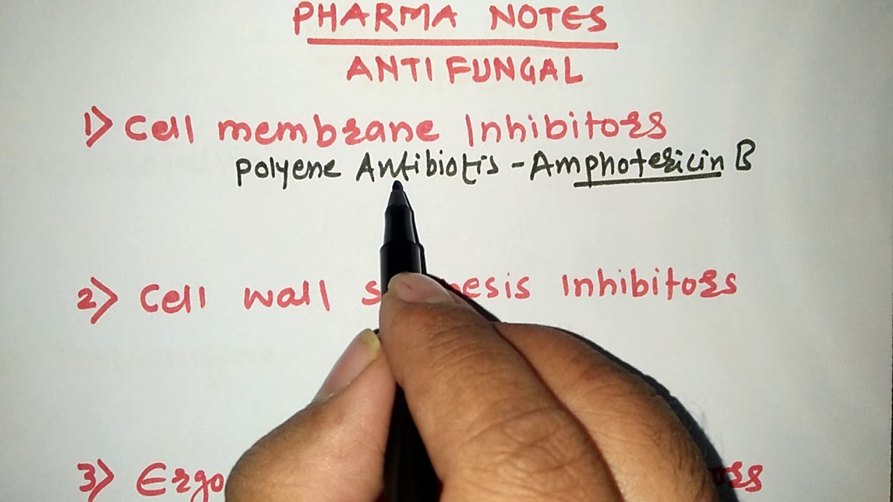 ANTIFUNGAL DRUGS DRUG OF CHOICE RRB PHARMACIST EXAM GPAT ESIC