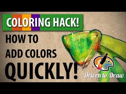 [KRITA] COLORING HACK: HOW TO ADD COLOR TO A DRAWING QUICKLY