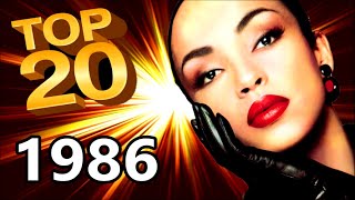 MUSICAS MAIS TOCADAS em 1986 TOP 20 INTERNACIONAIS PARTE 1