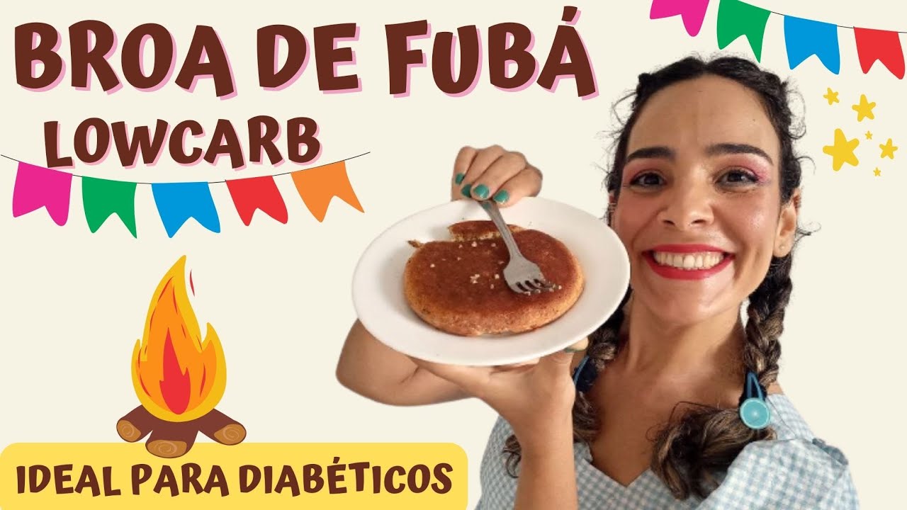 Broa De Fubá Lowcarb |Sem Glúten | Sem Leite | Glicose Controlada Nas Festas Juninas