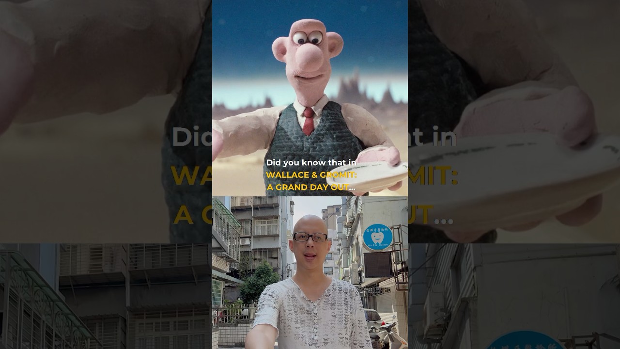 Did you know that in WALLACE & GROMIT: A GRAND DAY OUT...