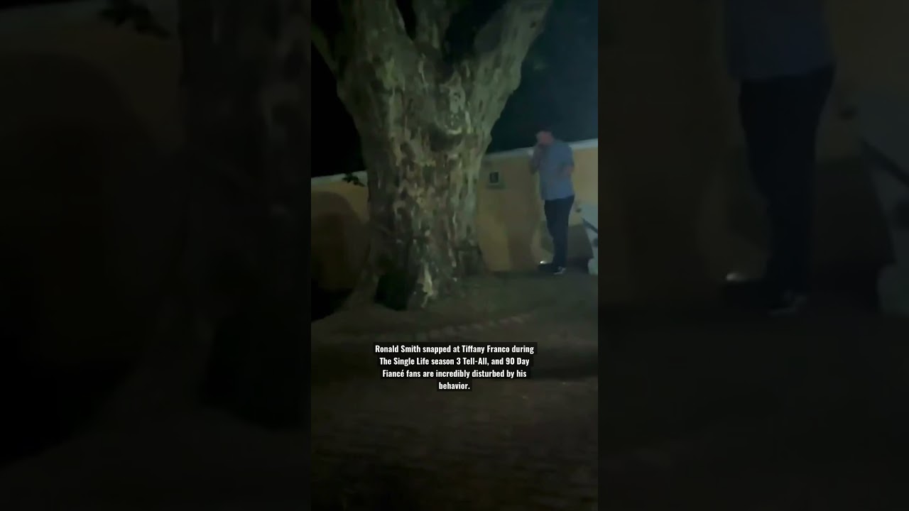 Ronald Smith snapped at Tiffany Franco during the Single Life season 3 Tell-All, 