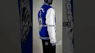 🖤leather varsity jacket 🔥✨winter style University letterman baseball bomber vintage custom
