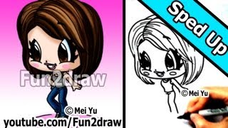 Watch this art drawing video of selena gomez as a chibi cartoon
character - freehand! learn 100+ drawings & lessons (people, animals,
food, pets), on...