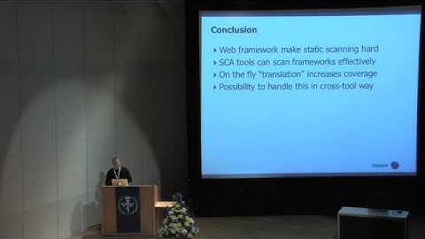 OWASP AppSec 2010:Web Frameworks and How They Kill Traditional Security Scanning 3/3